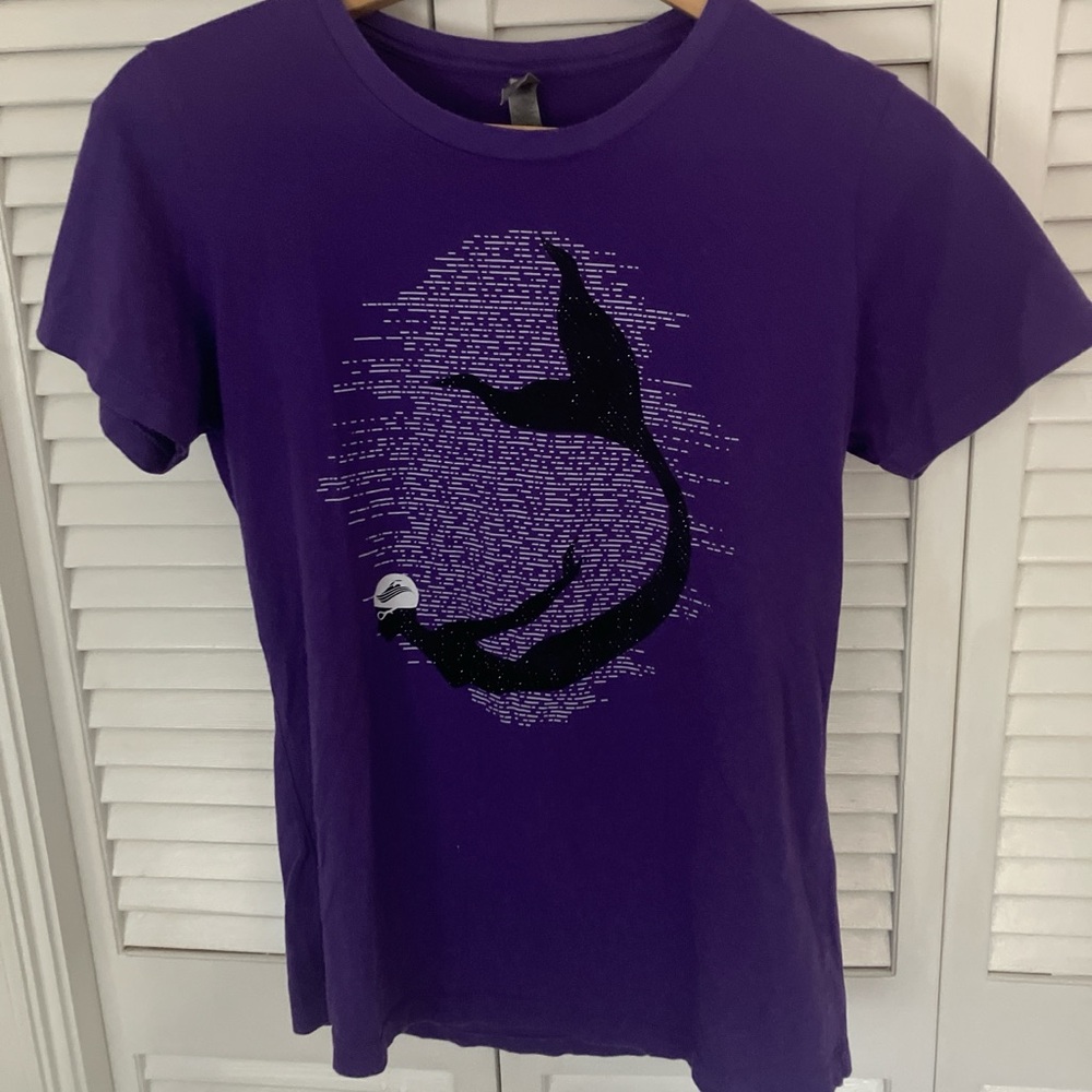 Next Level purple mermaid t shirt